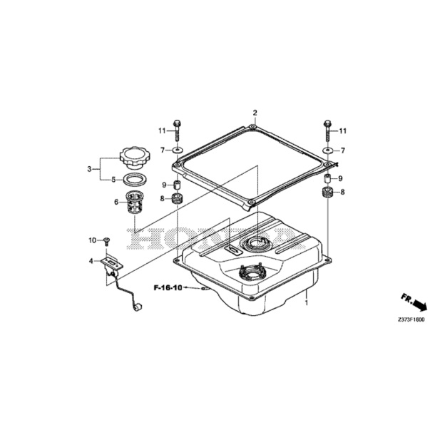 14 Benzintank