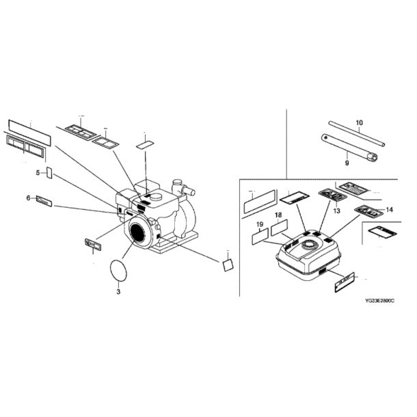 14 Emblemer, motor