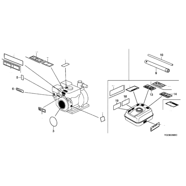 14 Emblemer, motor