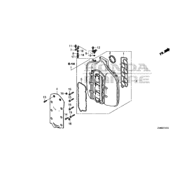 14 Indsugningsmanifold