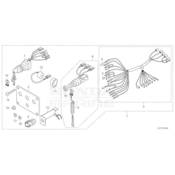 14 Kontaktpanel E (mek.)