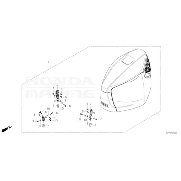 14 Motorkappe