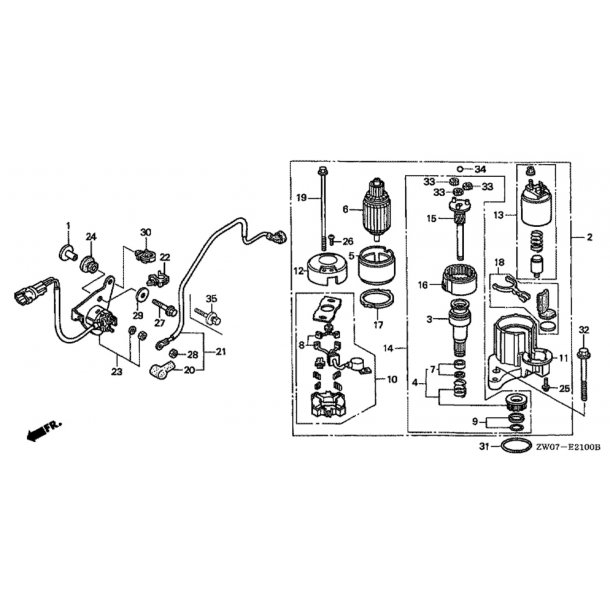 14 Startmotor