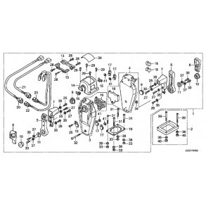 15 Fjernbetjeningsboks (top, dobb) (h�jre)