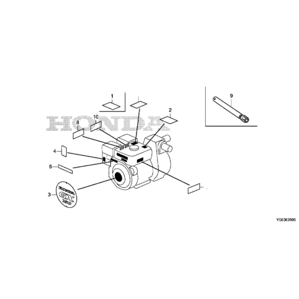 16 Emblemer, motor