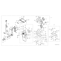 16 Fjernbetjeningsboks (top, enkel) (NHK mek.)