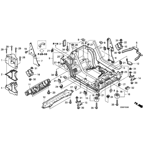 16 Motorfundament