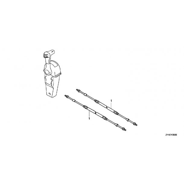 16 Gas - gearkabler (enkel)