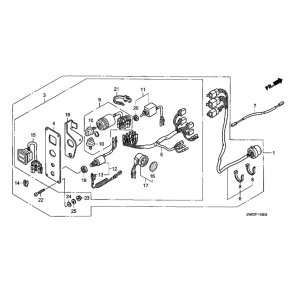 16 Kontaktpanel (enkel)