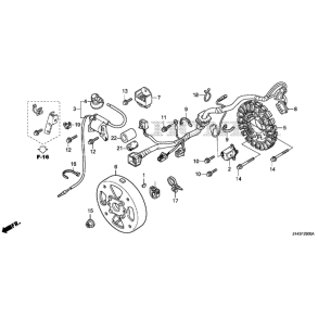 16 Tndspole, rotor og stator