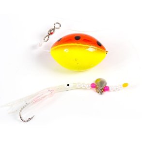Floating 2-hook Flatfish Rig with Yellow/Red