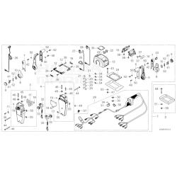 17 Fjernbetjeningsboks (top, dobb.) (NHK mek.)
