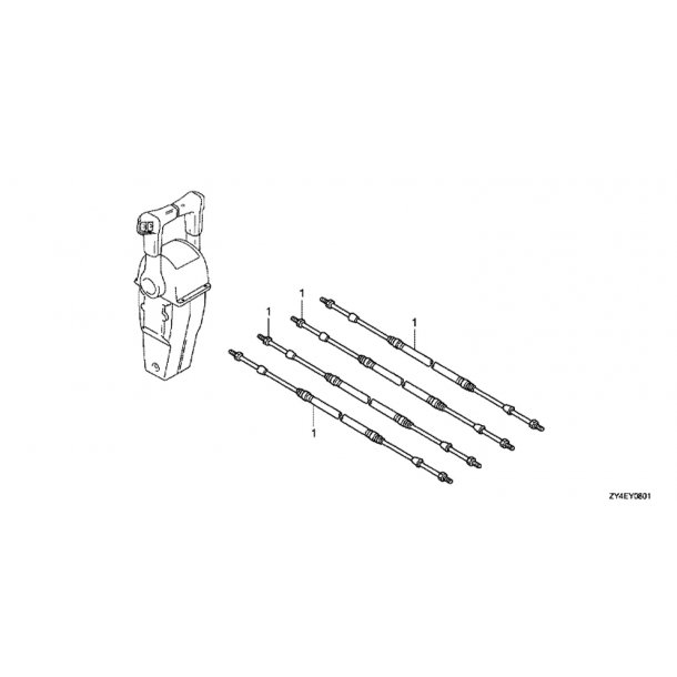 17 Gas - gearkabler (dobb)