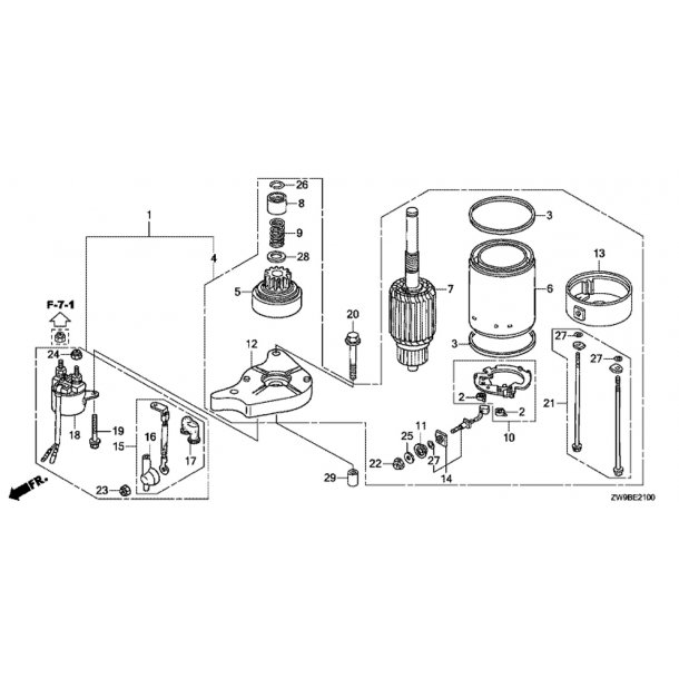 17 Startmotor