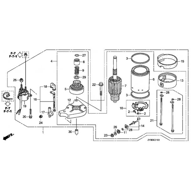 17 Startmotor