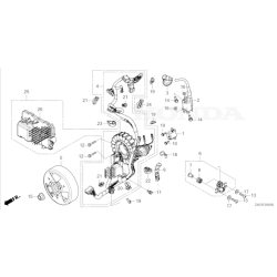 17 T�ndspole, rotor og stator