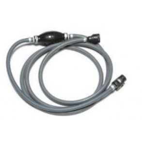 Benzinslange med hndpumpe f/indbygget tank