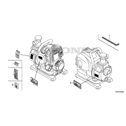 18 Emblemer, vandpumpe