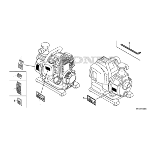 18 Emblemer, vandpumpe