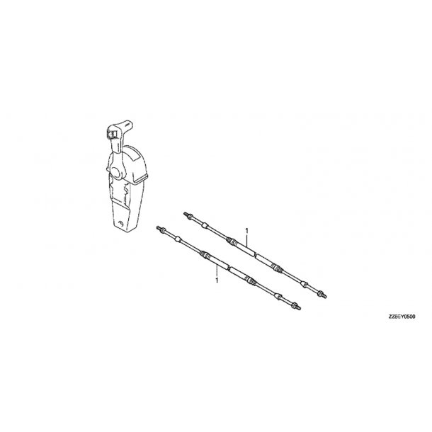 11 Gas - gearkabler HI-LEX (enkel)