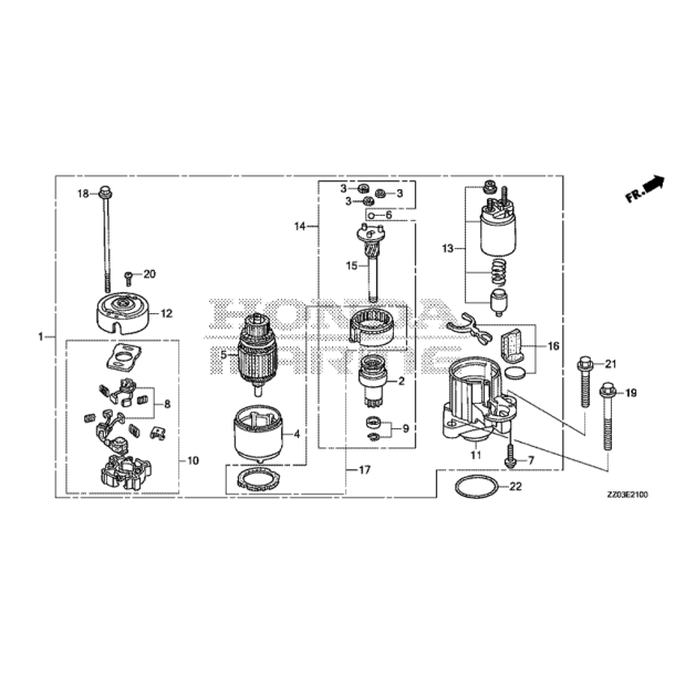 18 Startmotor