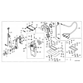 19 Fjernbetjeningsboks NHK MEC (top, enkel)