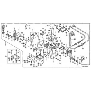 19 Fjernbetjeningsboks (top, dobb) (venstre)