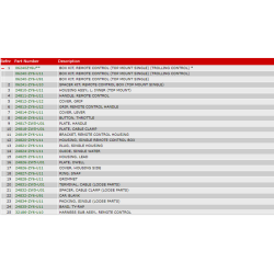 19 Fjernbetjeningsboks (top, enkel) (hjre)