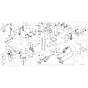 20 Fjernbetjeningsboks (top, enkel) (venstre)