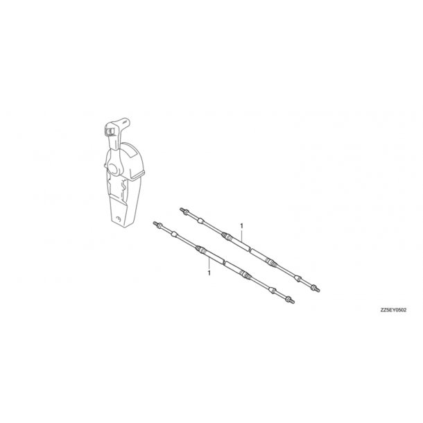 13 Gas - gearkabler (enkel)