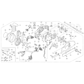 21 Fjernbetjeningsboks (side, enkel)