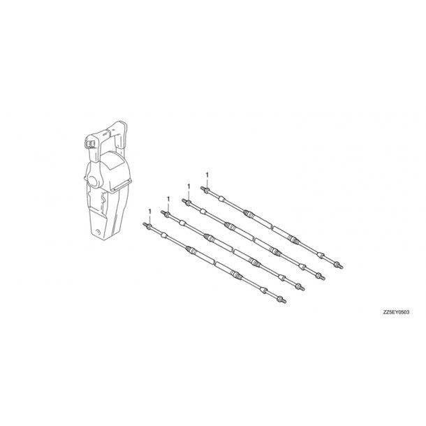 14 Gas - gearkabler (dobb)