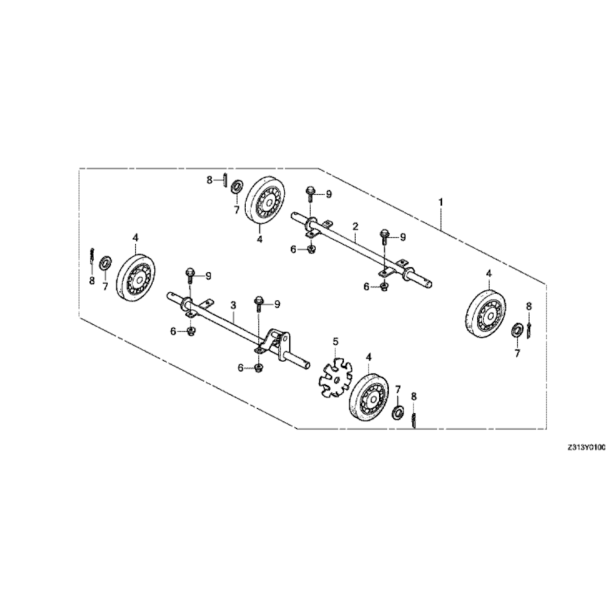 22 Hjulst (4 hjul)