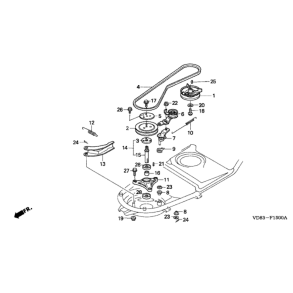 22 Remskive og knivbremse