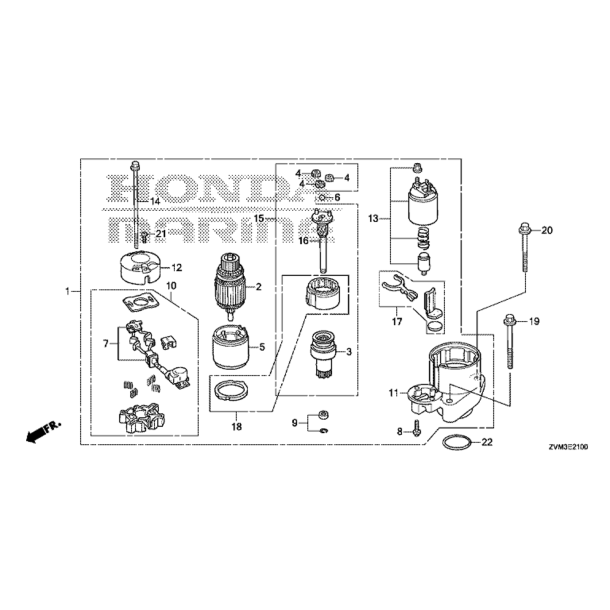 22 Startmotor