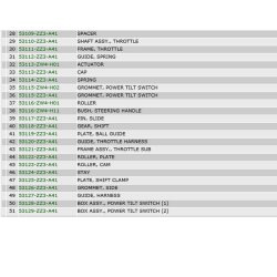 22 Ombygningsst til styrehndtag med trollingkontrol