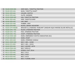 22 Ombygningsst til styrehndtag med trollingkontrol