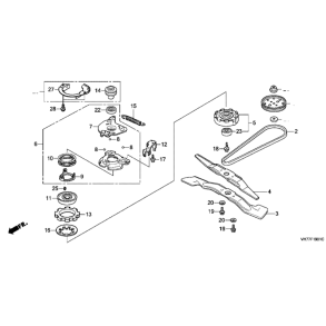 23 Rotorknive og bremse