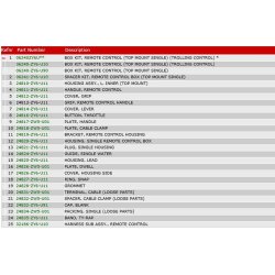 24 Fjenbetjeningsboks NHK MEC (top, enkel)