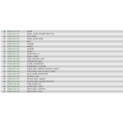 25 Fjernbetjeningsboks (top, dobb.) (nr. 1) (IST)