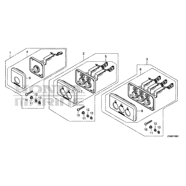 27 Kontaktpanel (start-stop)