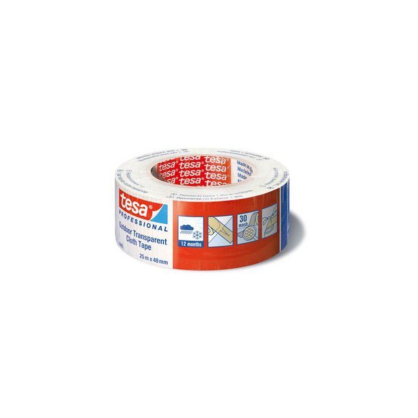 Tesa Gaffa tape KLAR. 48mm 25m