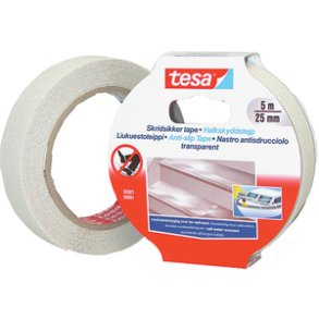 Tesa Skridtape 25mm x 5mtr.KLAR
