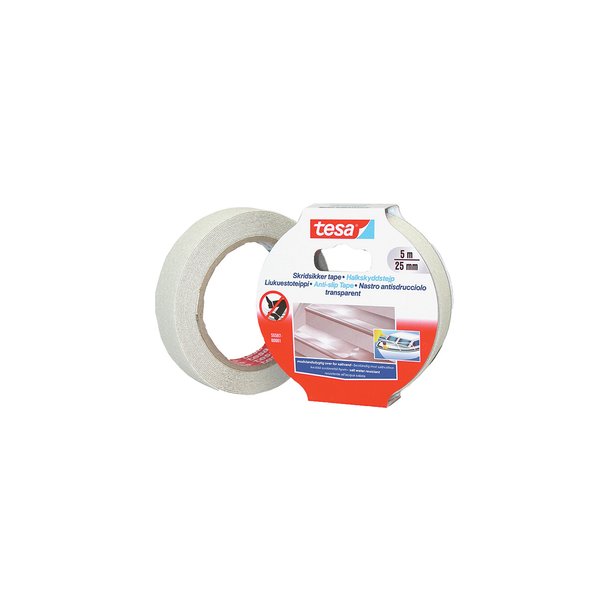 Tesa Skridtape 25mm x 5mtr.KLAR