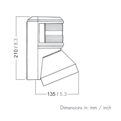 Aquasignal 41 top/dk Sort 24V
