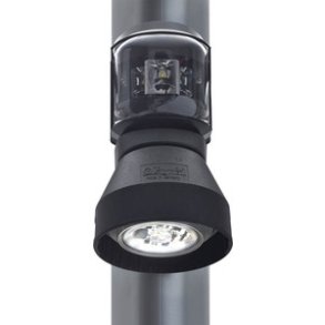 Aquasignal 43 top/dkslys Sort 12/24V