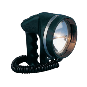 Aquasignal Sgelygte Sort 12V/50W halogen