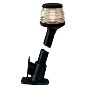 Aquasignal 20 360gr med kobling Sort 12V