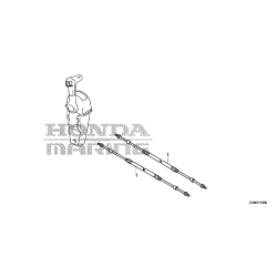 37 Gas-gearkabler (enkel) (HI-LEX)