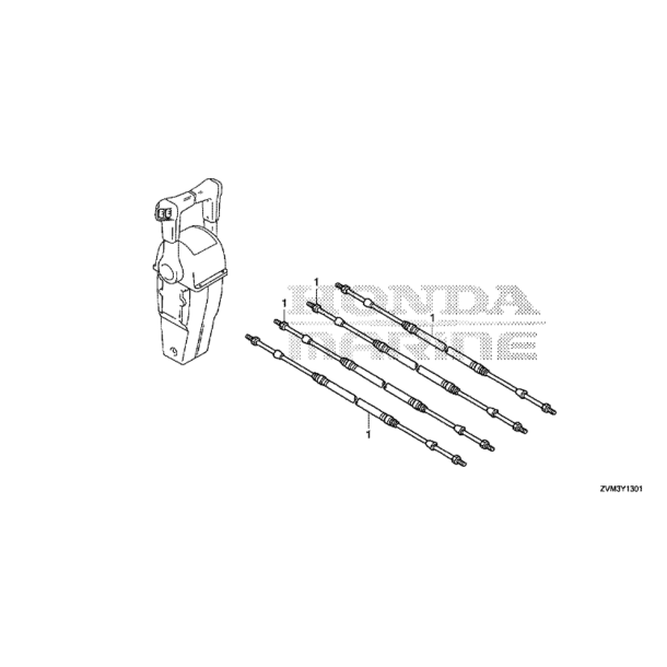 38 Gas-gearkabler (dobb.) (HI-LEX)